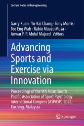 book Advancing Sports and Exercise via Innovation: Proceedings of the 9th Asian South Pacific Association of Sport Psychology International Congress (ASPASP) 2022, Kuching, Malaysia