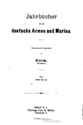 book Jahrbücher für die Deutsche Armee und Marine / Januar bis Juni 1913