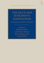 book The HCCH 2019 Judgments Convention: Cornerstones, Prospects, Outlook