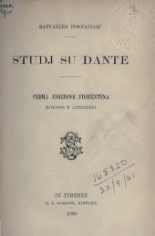 book Studi [Studj] su Dante