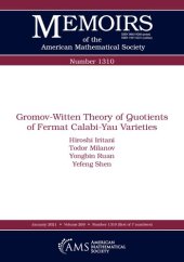 book Gromov-Witten Theory of Quotients of Fermat Calabi-Yau Varieties