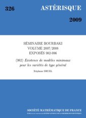 book Séminaire Bourbaki: volume 2007/2008 : exposés 982-996