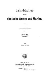 book Jahrbücher für die Deutsche Armee und Marine / Januar bis Juni 1916