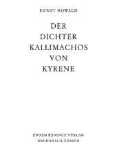 book Der Dichter Kallimachos von Kyrene