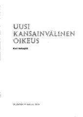 book Uusi kansainvälinen oikeus