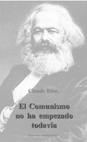 book El Comunismo no ha empezado todavía