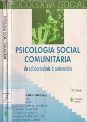 book Psicologia social comunitária: Da solidariedade à autonomia