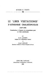 book Le liber visitationis de Athanase Chalkéopoulos (1457-1458). Contribution à l'histoire du monachisme grec en Italie méridionale