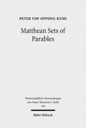 book Matthean Sets of Parables