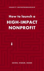 book How to Launch a High-Impact Nonprofit