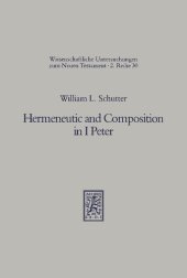 book Hermeneutic and Composition in I Peter