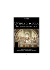 book Un’idea di scuola. Tra ricerca e didattica