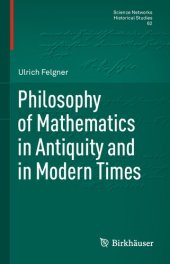 book Philosophy of Mathematics in Antiquity and in Modern Times