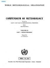 book Compendium of Meteorology Class I and Class II Meteorological Personnel General Hydrology