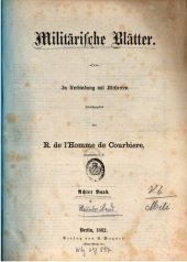 book Militärische Blätter