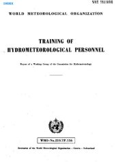 book Training of Hydrometeorological Personnel