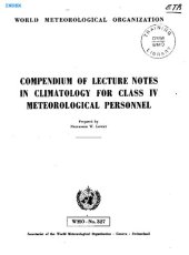 book Compendium of Lecture Notes in Climatology for Class IV Meteorological Personnel