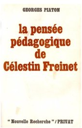 book La pensée pedagogique de Célestin Freinet