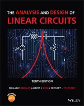 book The Analysis and Design of Linear Circuits