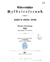 book Österreichischer Soldatenfreund. Zeitschrift für militärische Interessen