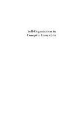 book Self-organization in complex ecosystems