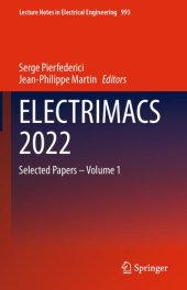 book ELECTRIMACS 2022: Selected Papers – Volume 1