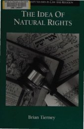 book Idea of Natural Rights - Studies on Natural Rights, Natural Law, and Church Law, 1150-1625