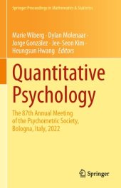 book Quantitative Psychology: The 87th Annual Meeting of the Psychometric Society, Bologna, Italy, 2022