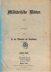 book Militärische Blätter