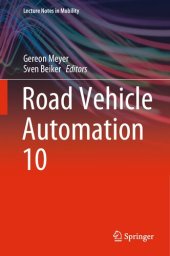 book Road Vehicle Automation 10