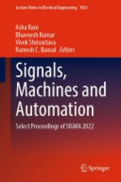 book Signals, Machines and Automation: Select Proceedings of SIGMA 2022