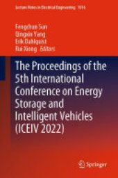 book The Proceedings of the 5th International Conference on Energy Storage and Intelligent Vehicles (ICEIV 2022)