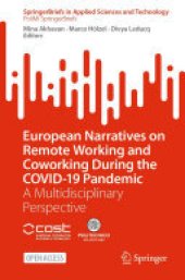 book European Narratives on Remote Working and Coworking During the COVID-19 Pandemic: A Multidisciplinary Perspective