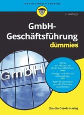 book GmbH-Geschäftsführung für Dummies