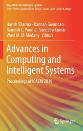 book Advances in Computing and Intelligent Systems: Proceedings of ICACM 2019 (Algorithms for Intelligent Systems)