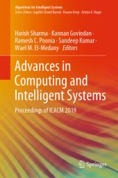 book Advances in Computing and Intelligent Systems: Proceedings of ICACM 2019 (Algorithms for Intelligent Systems)