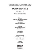 book Mathematics. Grade 8. Course Book