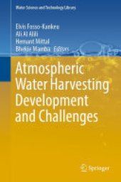 book Atmospheric Water Harvesting Development and Challenges