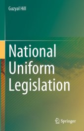 book National Uniform Legislation