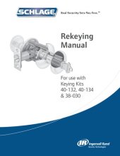 book Schlage Rekeying Manual