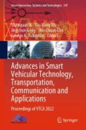 book Advances in Smart Vehicular Technology, Transportation, Communication and Applications: Proceedings of VTCA 2022