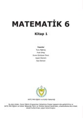 book Matematik 6. Kitap 1