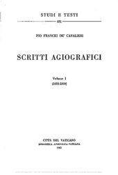 book Scritti agiografici. 1893-1900