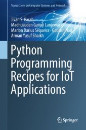 book Python Programming Recipes for IoT Applications