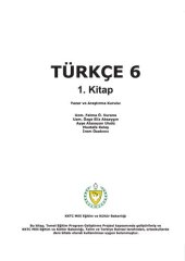 book Türkçe 6. 1. Kitap