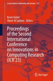 book Proceedings of the Second International Conference on Innovations in Computing Research (ICR’23)