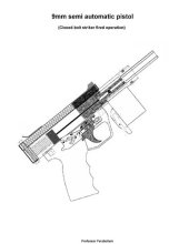 book 9mm Semi-Automatic Closed-Bolt Pistol - Practical Scrap Metal Small Arms Volume 13