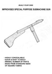 book Improvised Special Purpose Submachine Gun - Practical Scrap Metal Small Arms Volume 22