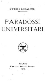 book Paradossi universitari