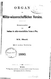 book Organ des militär-wissenschaftlichen Vereins